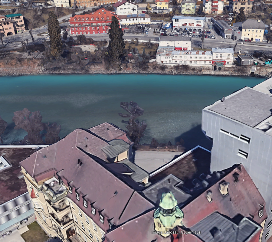 Mühlau vom Altbau Sanatorium aus