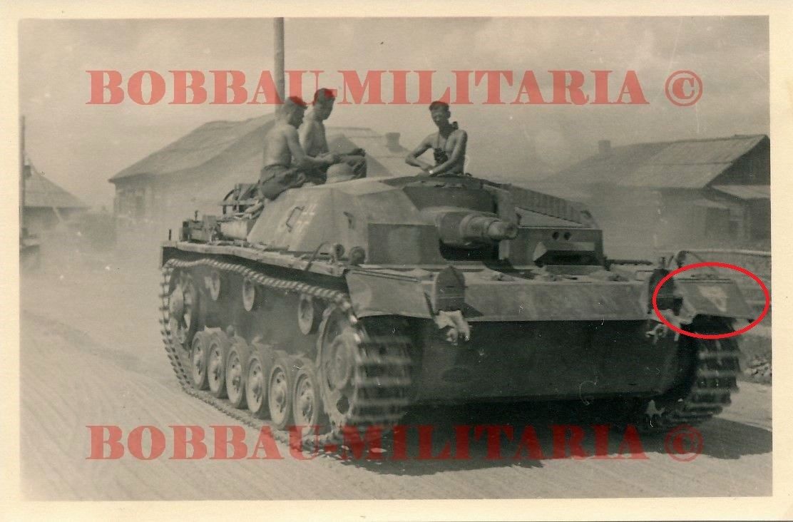 Russland Sturmgeschütz STUG III Abt. 210 Wappen Emblem Front AR.