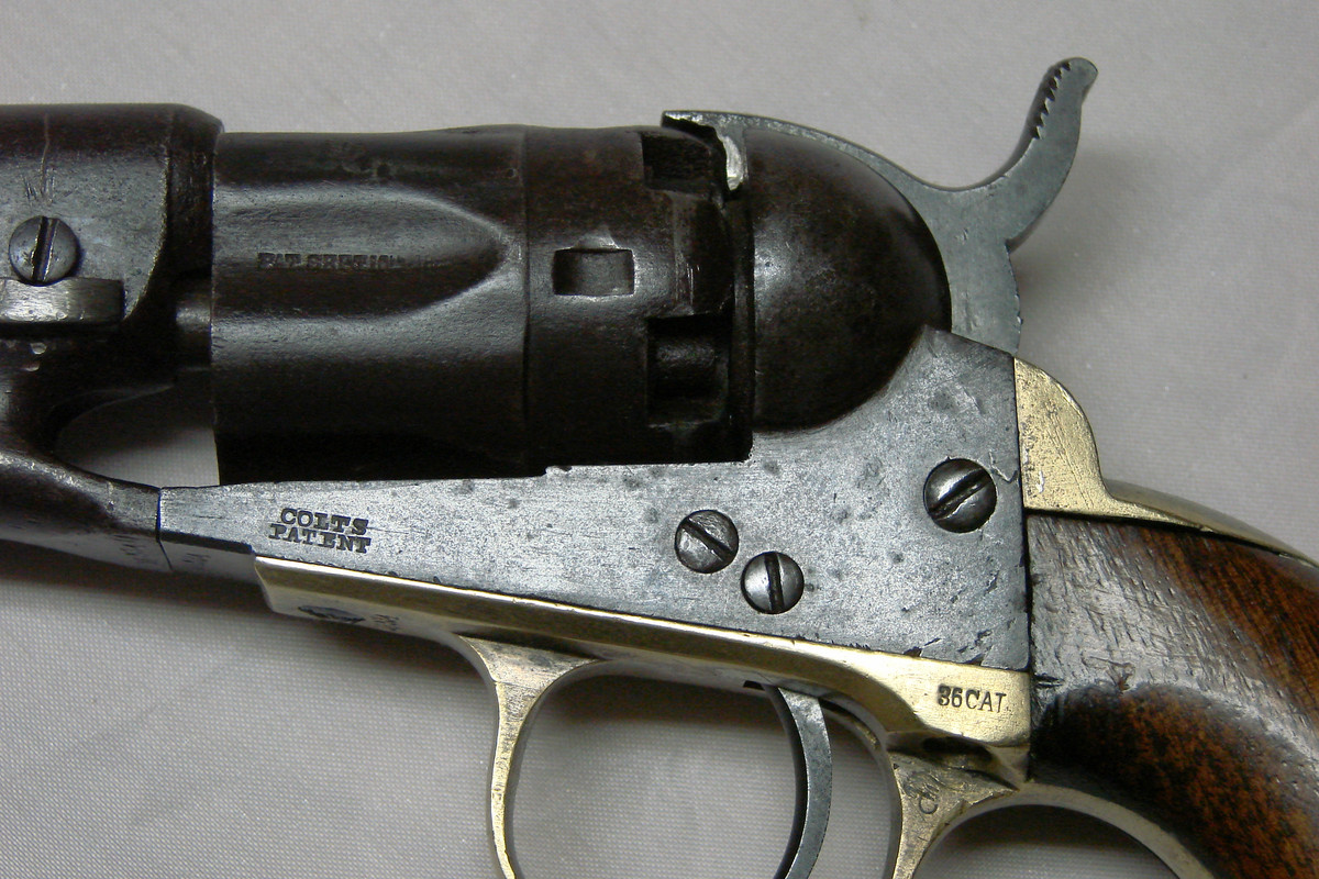 62 Colt Police cylinder and frame markings