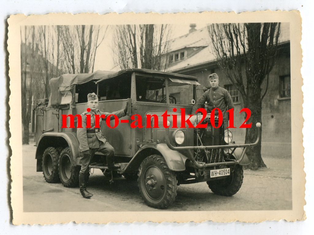 Foto, Wehrmacht, LKW Büssing-NAG, WH-40504, Naha