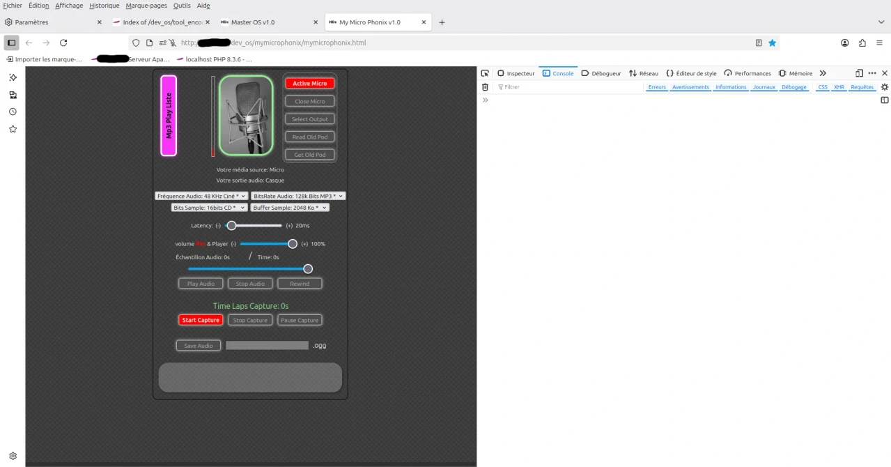 RC1 screenshot module podcast bonus mp3 play liste