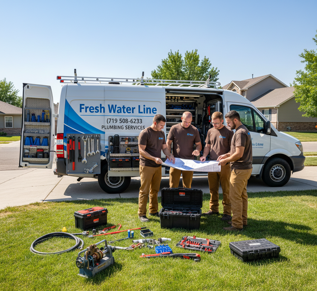 Fresh Water Line Service Van