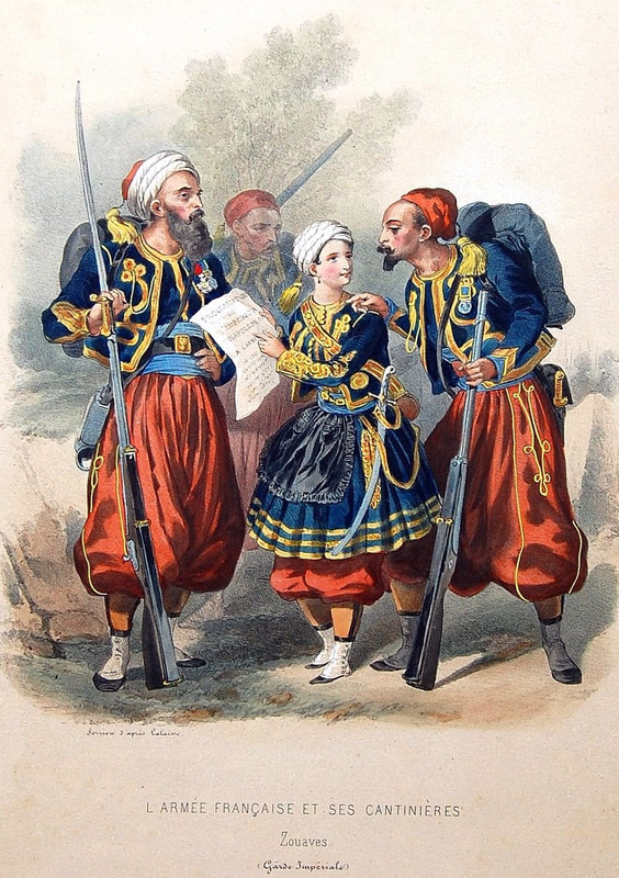1860 Tenue Zouaves Garde impériale