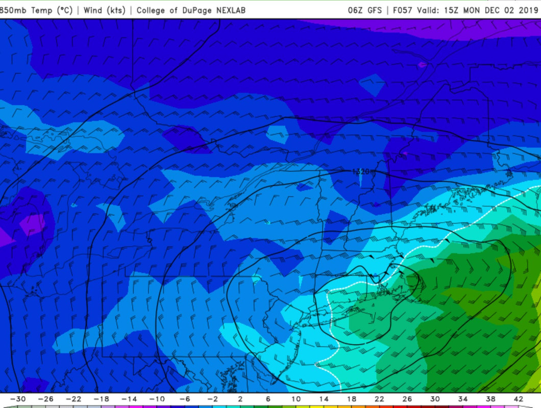 December 1st-2nd Winter Storm 850mb-3