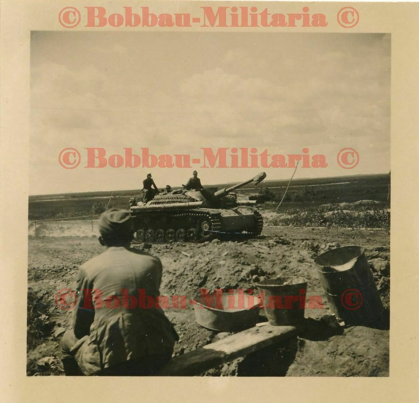 Russland Newel Pskow 1943 AR.183 STUG III Langrohr Front Sturmgeschütz Abt.
