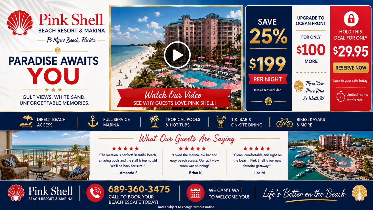 Pink Shell Beach Resort and Marina vacation deal