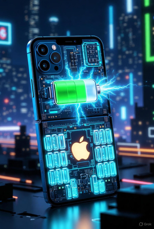iPhone Dobrável: A Apple Finalmente Entrega a Bateria Monstro que Todo Mundo Pedia