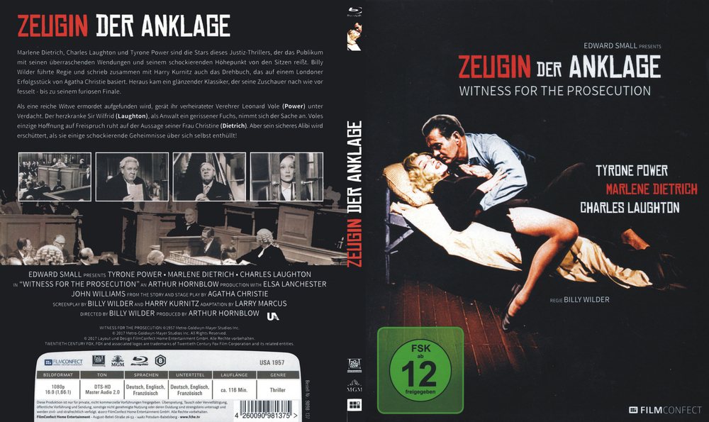 Svědek obžaloby / Witness for the Prosecution (1957)
