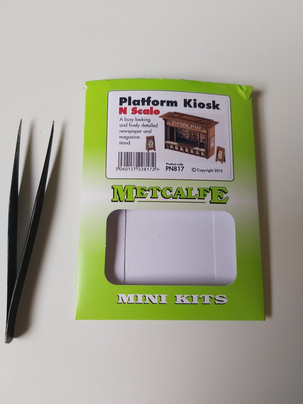 Metcalfe lasercut scenery kit Kiosk