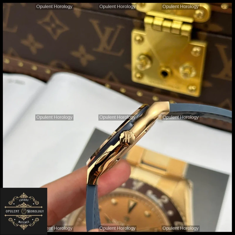 Hublot Classic Fusion King Gold Plated 42mm Blue Dial Swiss Automatic Movement