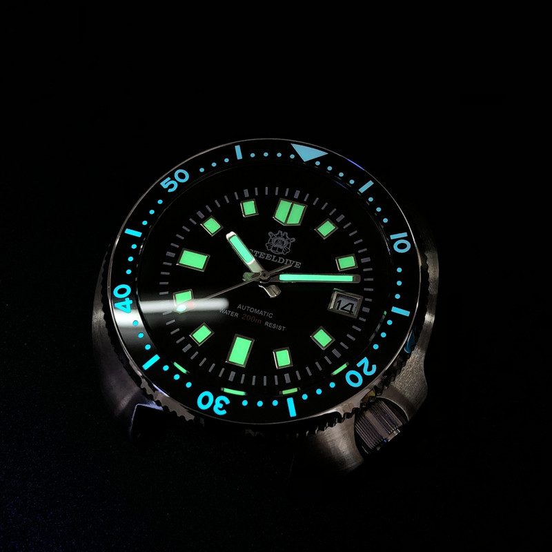 Steeldive SD1974 Pink Captain Willard Turtle 200M Automatic Diver Watch photo 19