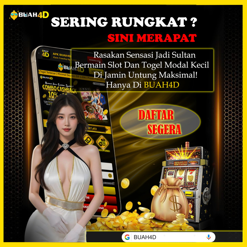 Buah4D: Sensasi Jadi Sultan Bermain Slot Dan Togel Modal Kecil Di Jamin Untung Maksimal!