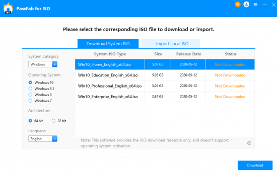 PassFab for ISO Ultimate 1.0.0 Multilingual