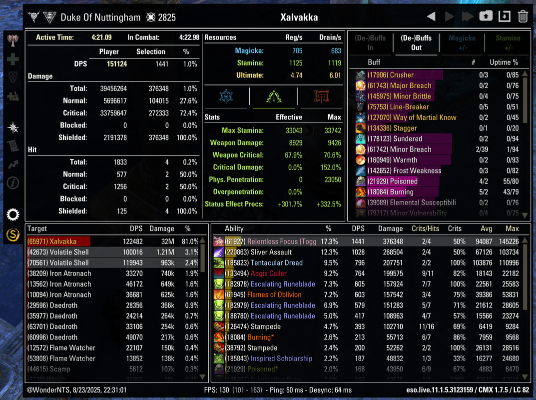 Xalvakka Runeblades 122k