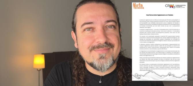 Nota técnica do CRN3 endossa dietas vegetarianas para crianças