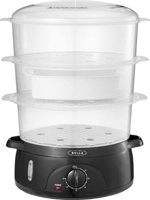 Elevate Your Cooking Experience: Snag the Bella 9.5-Qt 3-Tier Food Steamer for Only .87 (Orig. .99) at Best Buy! Elevate Your Cooking Experience: Snag the Bella 9.5-Qt 3-Tier Food Steamer for Only .87 (Orig. .99) at Best Buy!