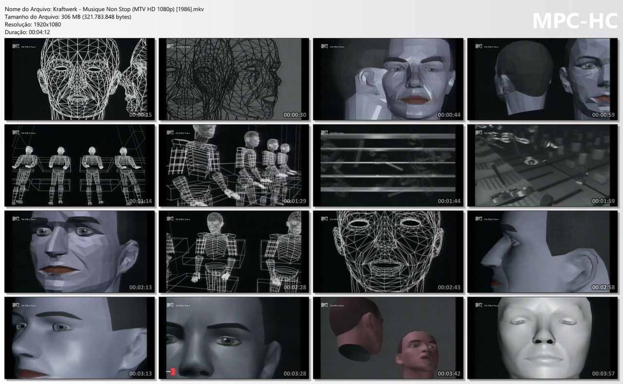 Kraftwerk - Musique Non Stop (MTV HD 1080p) [1986]