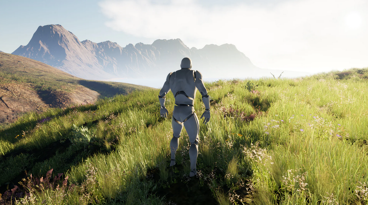 Unreal Engine - Fully customizable Advanced Automatic Landscape Material
