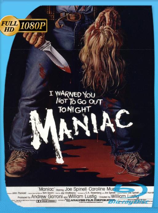 Maniac Remasterizada (1980) BRRip [1080p] [Latino-Castellano] [GoogleDrive] [RangerRojo]