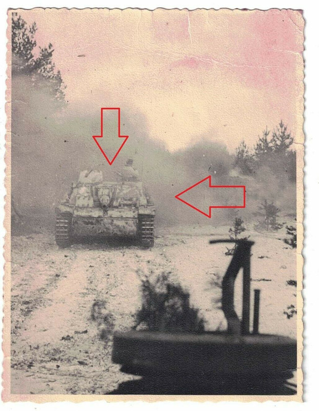 Foto Panzer Sturmgeschütz STUG CAMO Winter Tank Rußland