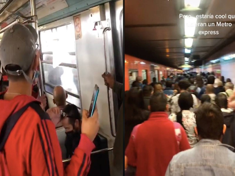 Video: Metro de la CDMX no se detiene durante 12 estaciones, reportan en Tik Tok