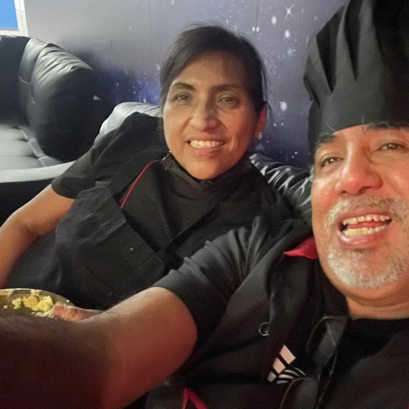 Chef Clara Martinez and her husband