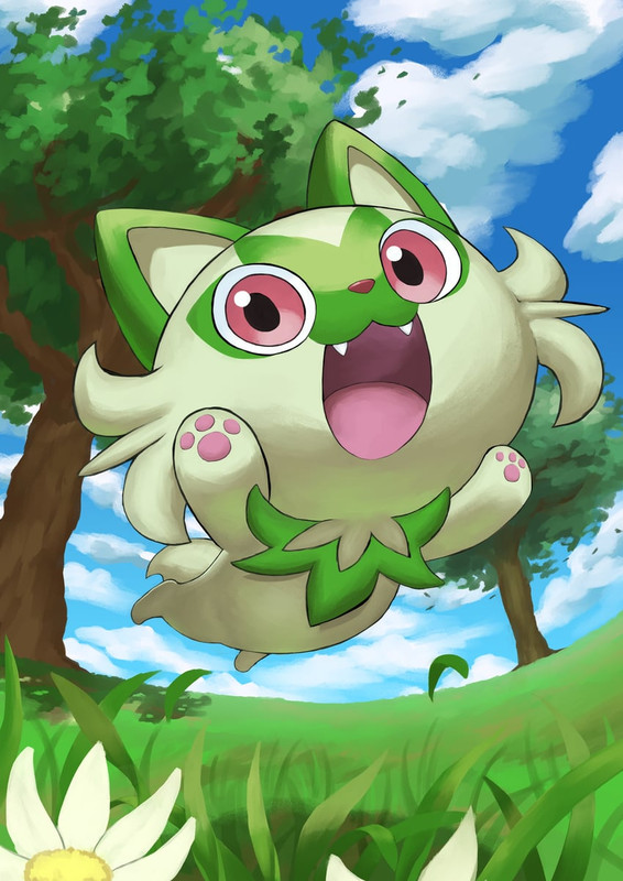 sprigatito-pokemon-drawn-by-jira-ziraiya