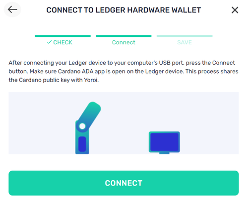 Como conectar la billetera Yoroi a nuestro Ledger