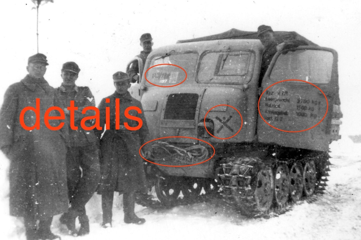 RAUPENSCHLEPPER OST RSO 1943 Wintertarn lArtAbt 430(RSO)