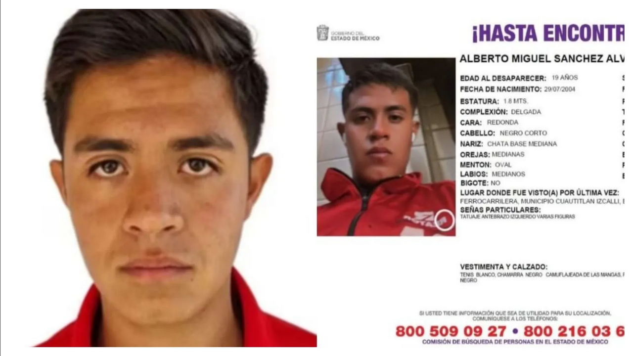 Desaparece en calles del Estado de México joven futbolista de la Liga Premier