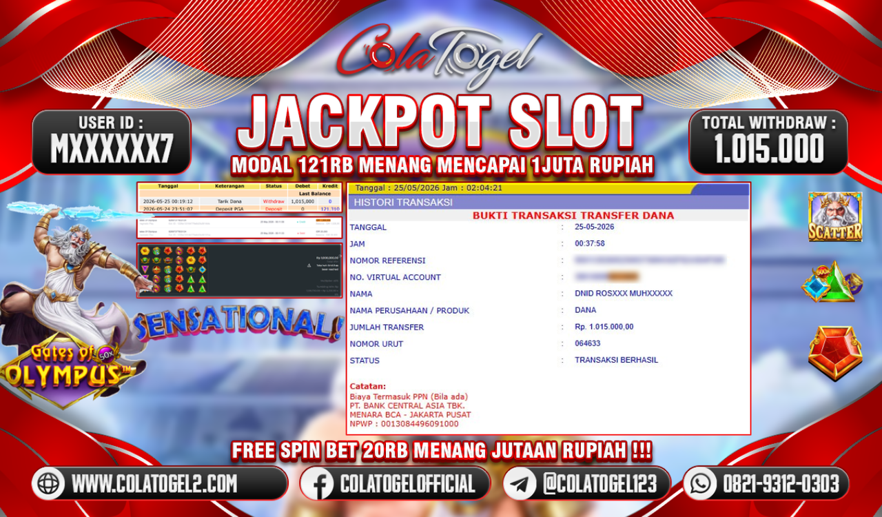 JACKPOT SLOT GACOR!!