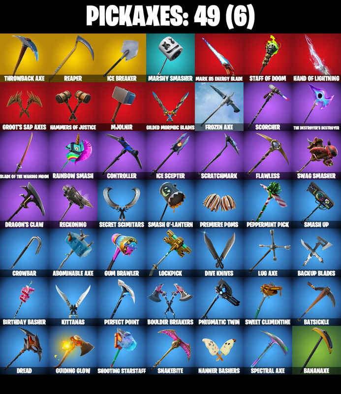 pickaxes comp