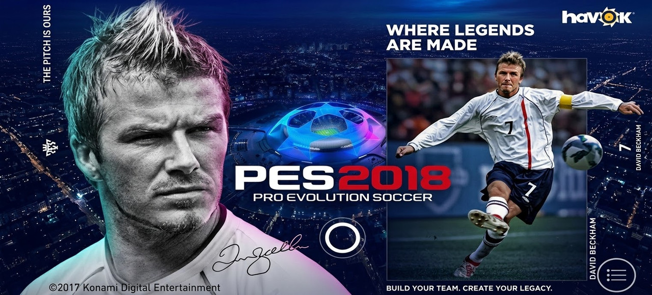 PES 2018 Mobile Offline UEFA Champions League MOD cover