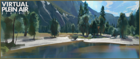 Gumroad - Virtual Plein Air Painting Process