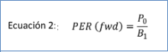 Formula PER Forward