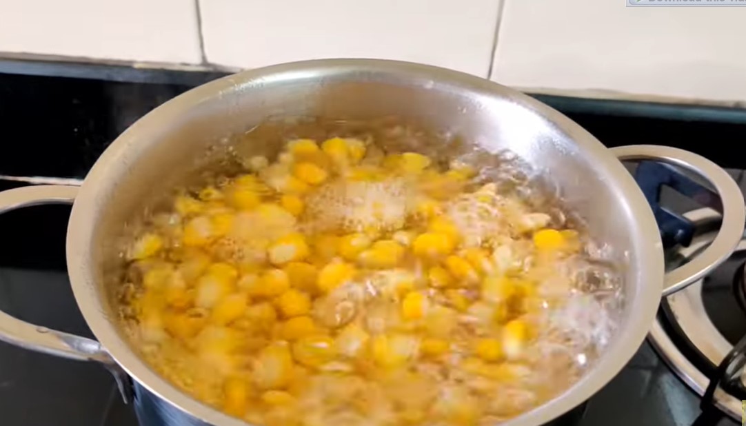 Corn blanching