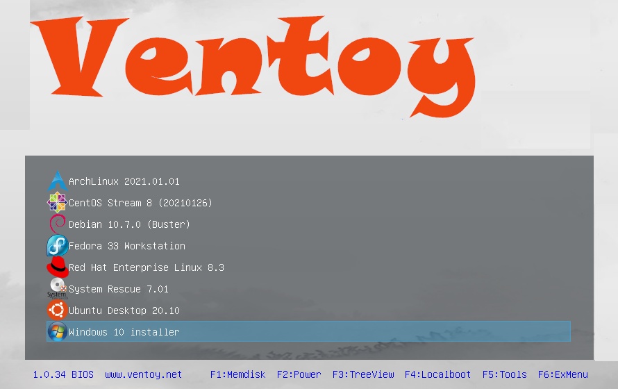 Мультизагрузочная флешка с несколькими ОС и утилитами. Подробный обзор утилиты Ventoy