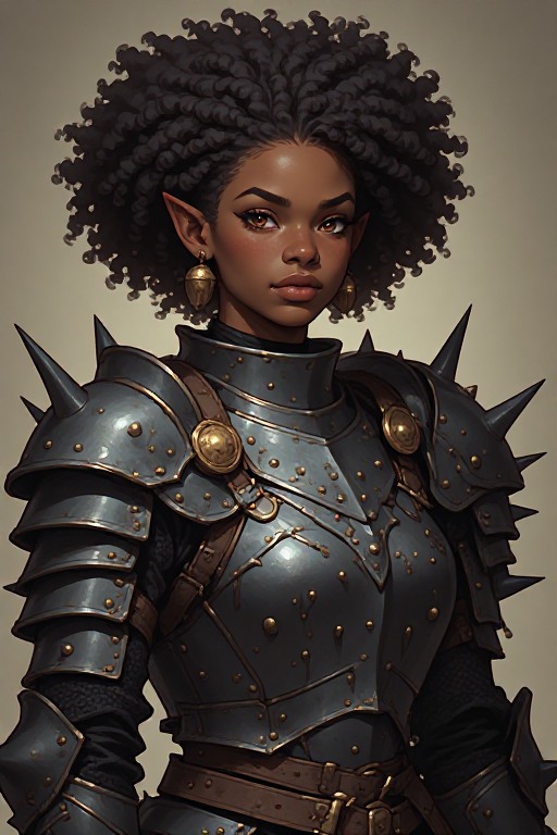 Elegant-Afro-Dark-elf-wearing-(32)
