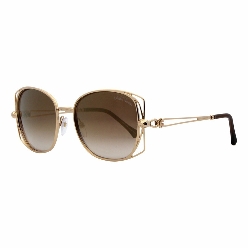 Roberto Cavalli Rose Gold Sunglasses w/ Case Roberto Cavalli SRC022 Pink Square Claw Sunglasses  main image 2