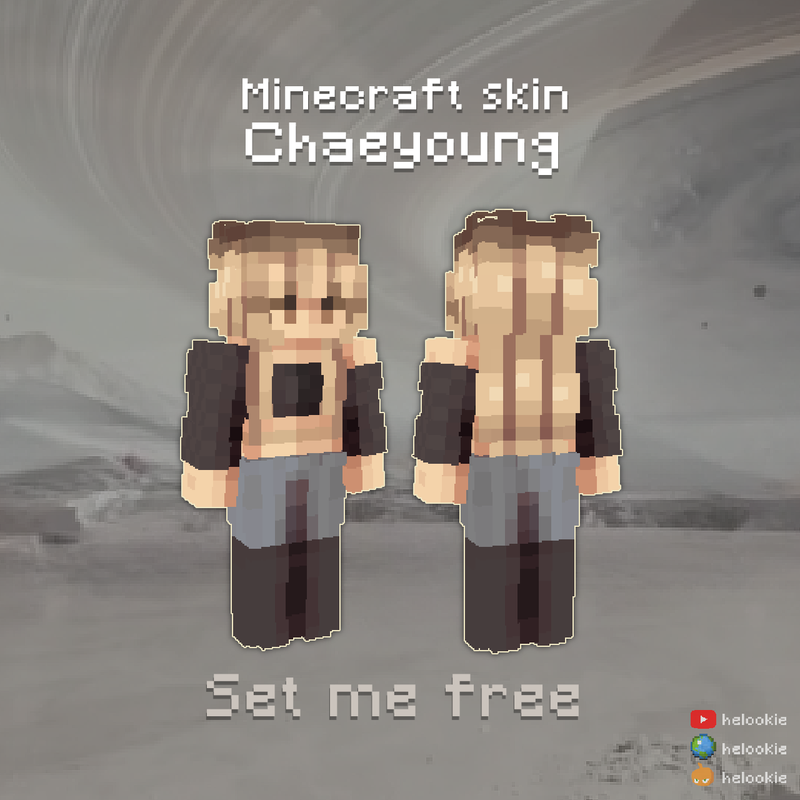⌜ set me free ⌝ | Chaeyoung | Twice | 채영 Minecraft Skin