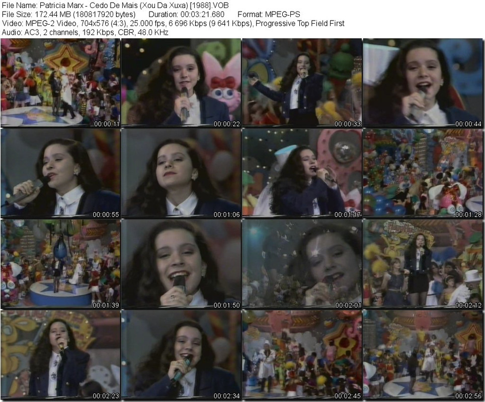 Patricia Marx - Cedo De Mais (Xou Da Xuxa) [1988].VOB_tn