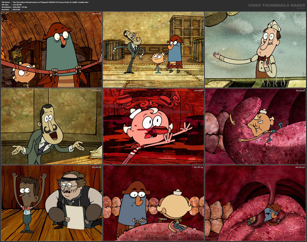 The Marvelous Misadventures of Flapjack S02E09-E10 Fancy Pants & Cuddle Trouble.mkv