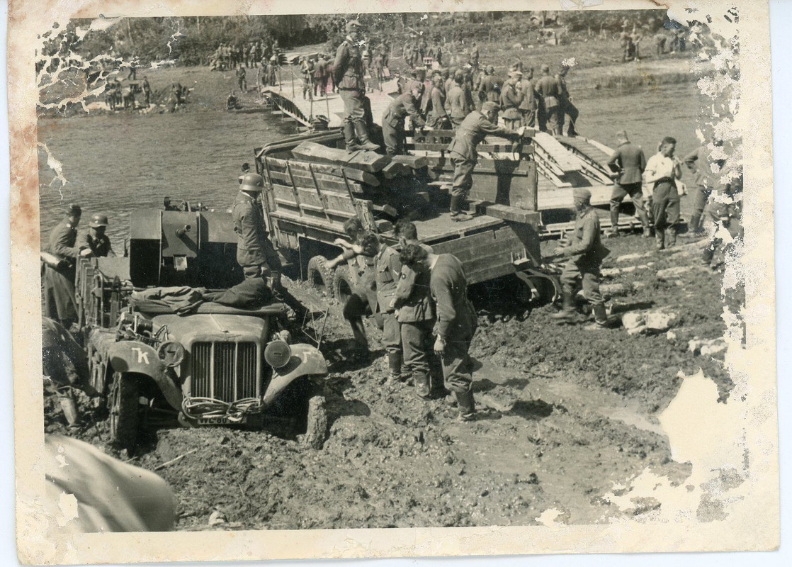 Russland Halbkette 2Cm Flak Camion Brücke LKW Fo