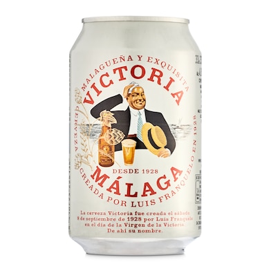 Cerveza Victoria Málaga clásica lata (330 ml.)