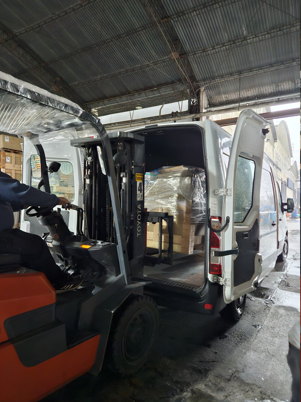 Carga paletizada en Renault Master