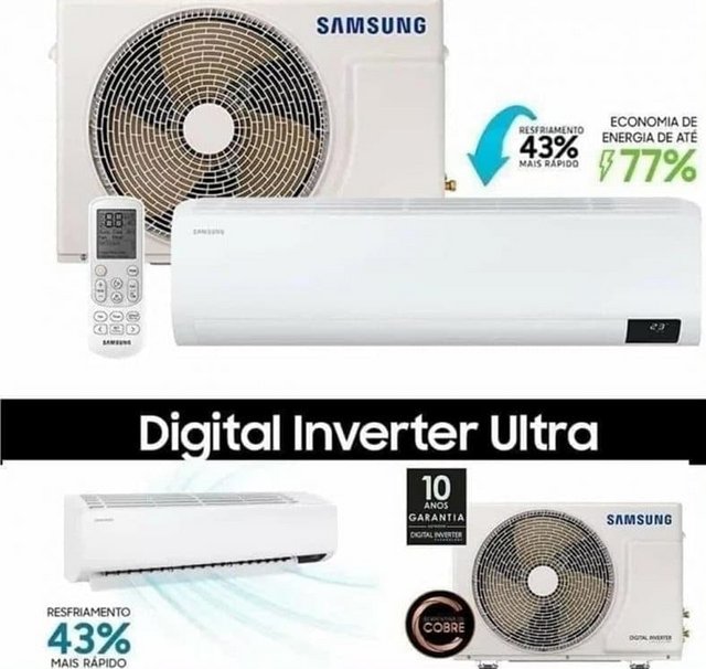 Ar Condicionado Split Samsung Inverter Ultra Digital 12.000 BTUs Timer Frio