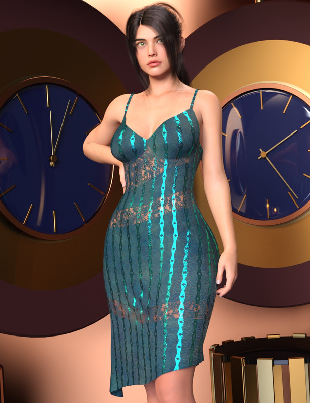 dForce Charm Dress for Genesis 8 Females and Genesis 9