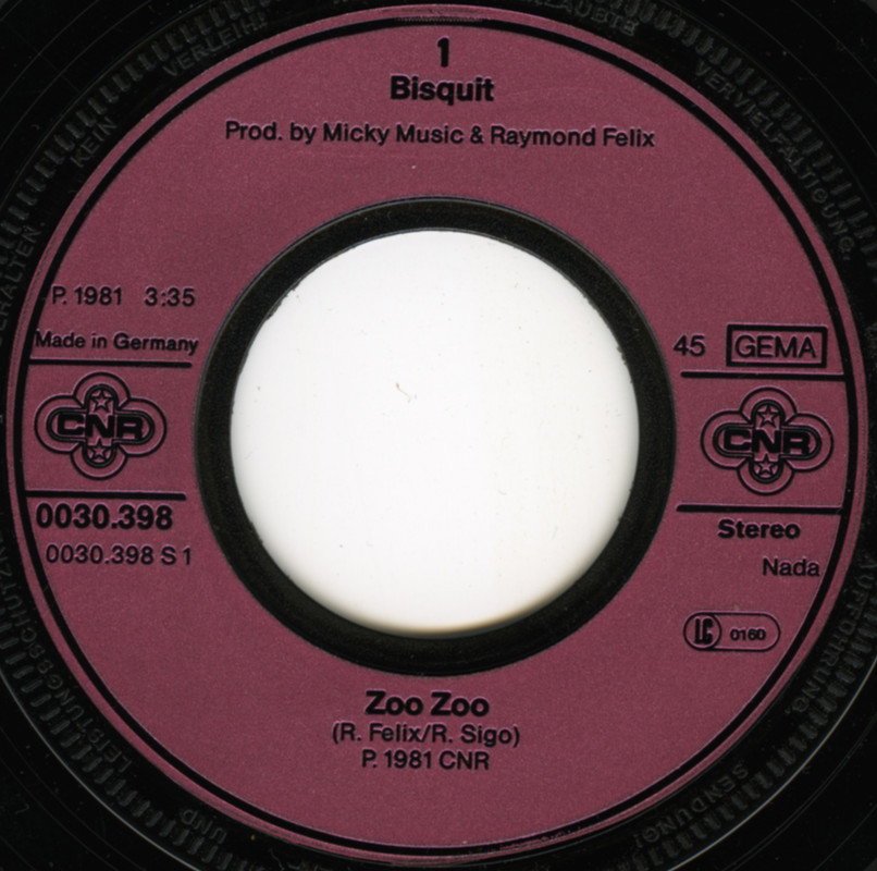 1981 - Zoo Zoo (cover EP side 1)
