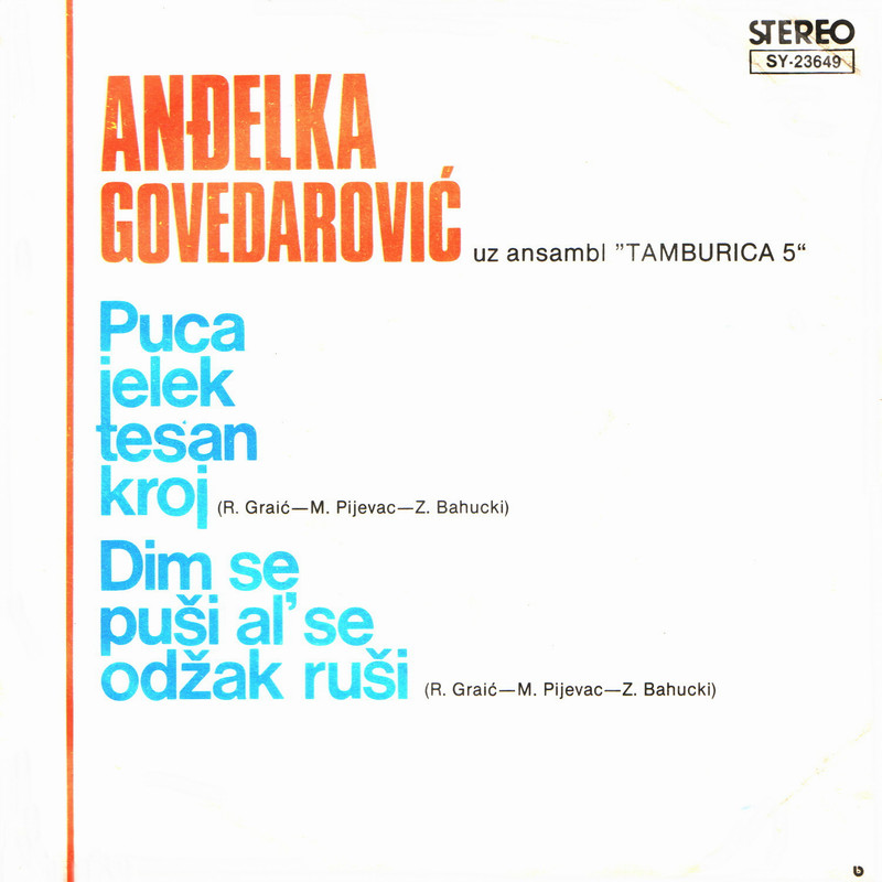 Andjelka Govedarovic 1980 z