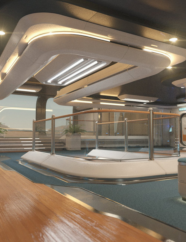 Observation Deck - Sci-Fi Environment Observation Deck - Sci-Fi Environment